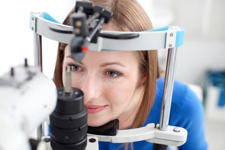 Eye examination at Robsons Eyecare